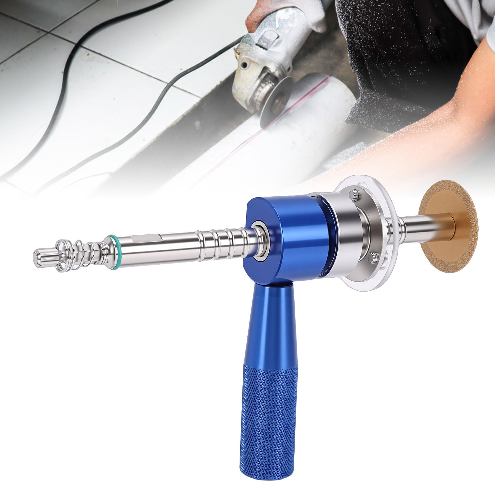 Tagliatubi interno regolabile per tubi in PVC Lama in acciaio S2 per spazi