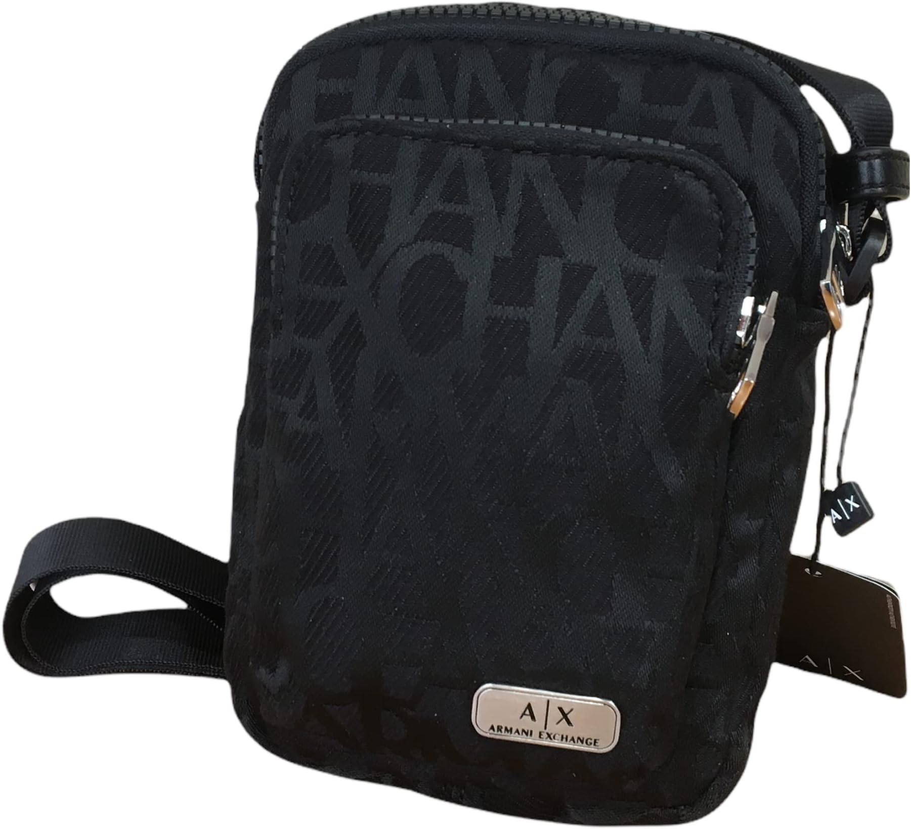 A｜X ARMANI EXCHANGEmens Zip Top Fabric Crossbody Bodypack Crossbody Bodypack