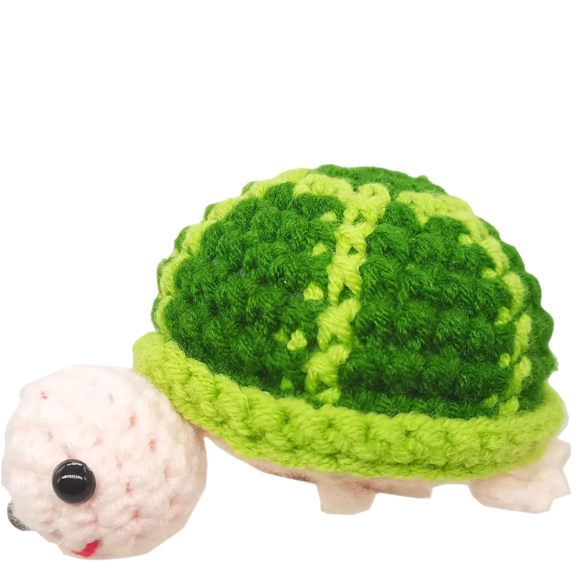 KALAWALK Handmade Crochet Positive Animal Gifts Mini Cute Turtle & Inspirational Litter Animals for Emotionally Support Perfect
