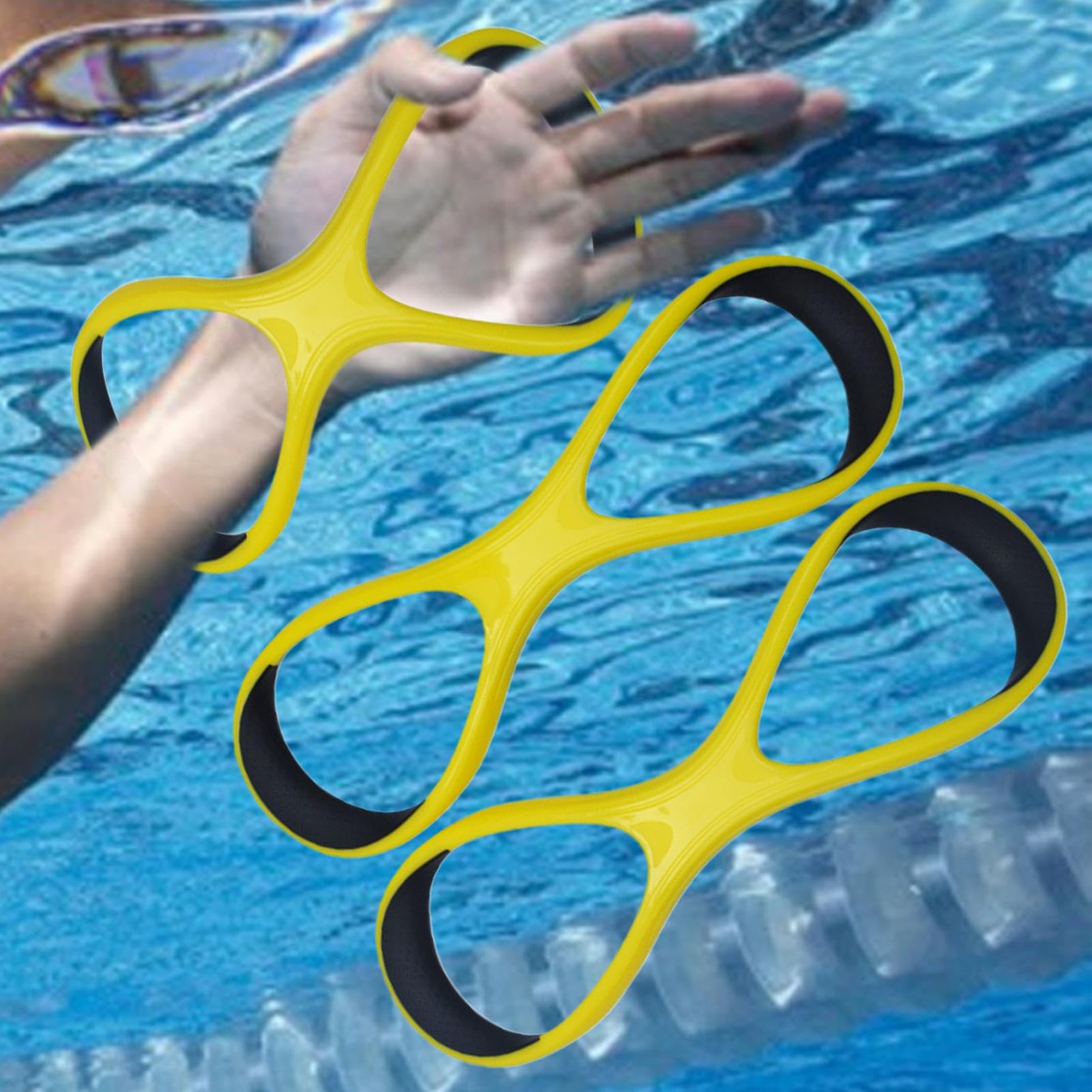 Swim Fine Adult, High Elbow Training Aid, Correzione Stregy Fin, Freestyle Sweep Equipment, Lightweight Swim Gear, Ideale per fitness, Backstroke Practice, Pool Drills, Lap Workouts