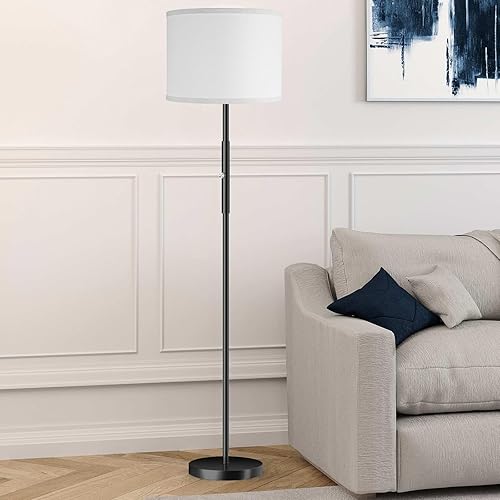 Miniatura 8 de PARTPHONER Lámpara de pie para sala de estar, dormitorio, lámpara alta moderna de 65 pulgadas, lámparas de pie de diseño simple  Lámpara de pie con