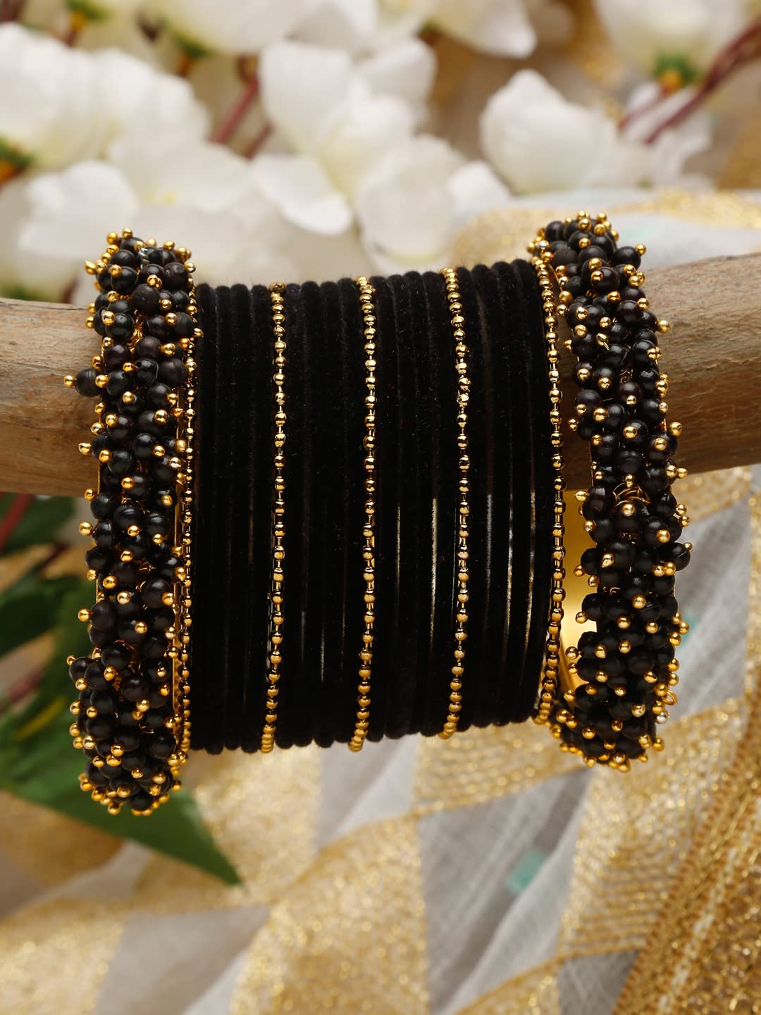 Plated Set of 23 Stylish Traditional Bangles