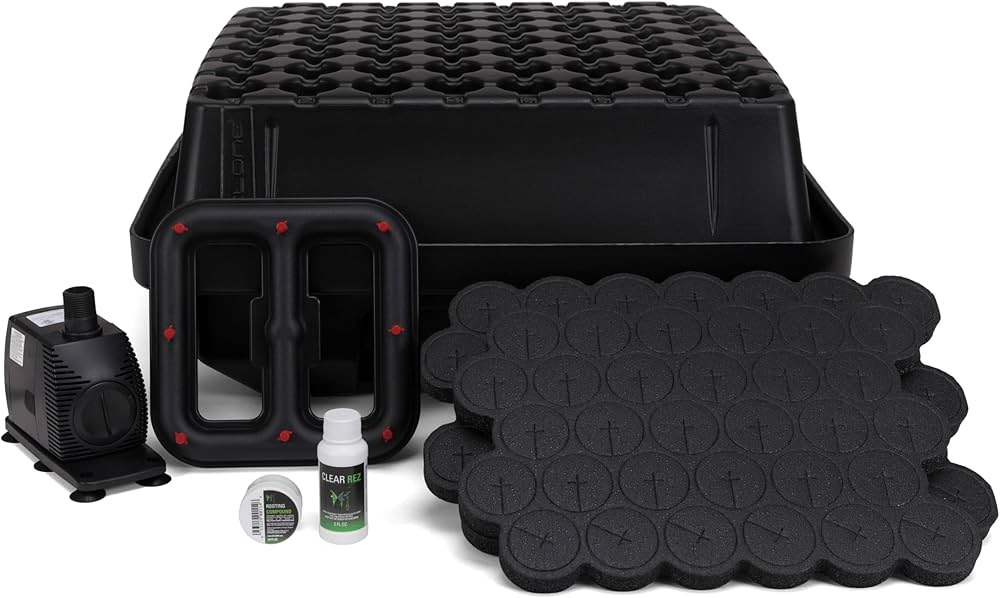 水耕栽培キット 水耕 EZ Clone 64 Low Pro グロウ クローン 水耕栽培キット 水耕 EZ Clone 64 Low Pro グロウ クローン 水耕栽培