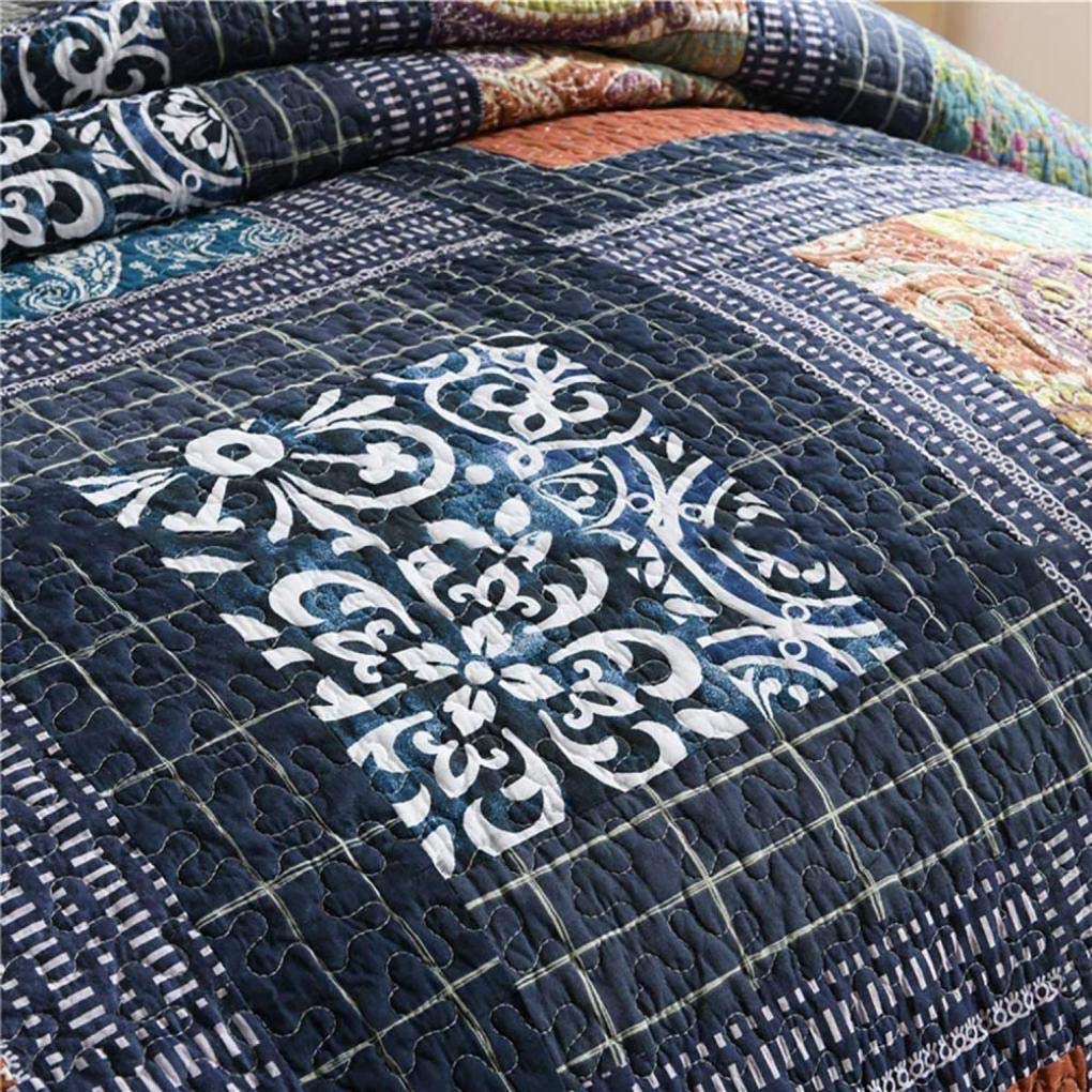 Amazon｜アンティークシックなパッチワークベッドスプレッド230 x 250