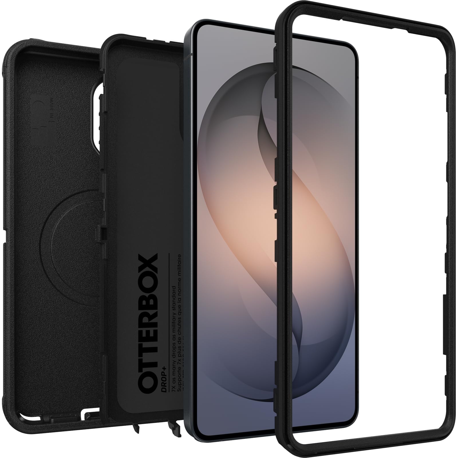 Otterbox Funda Defender Series Pro con imanes para Samsung Galaxy S26 Ultra, a Prueba de Golpes, a Prueba de caídas, Testada 7X con estándares Militares anticaídas, Negro, Sin Caja Retail