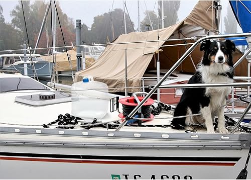 Miniatura 8 de Contenedor de agua plegable, 5.3 galones, sin BPA, con espiga, para camping, mochilero, senderismo, al aire libre y emergencia, equipo de