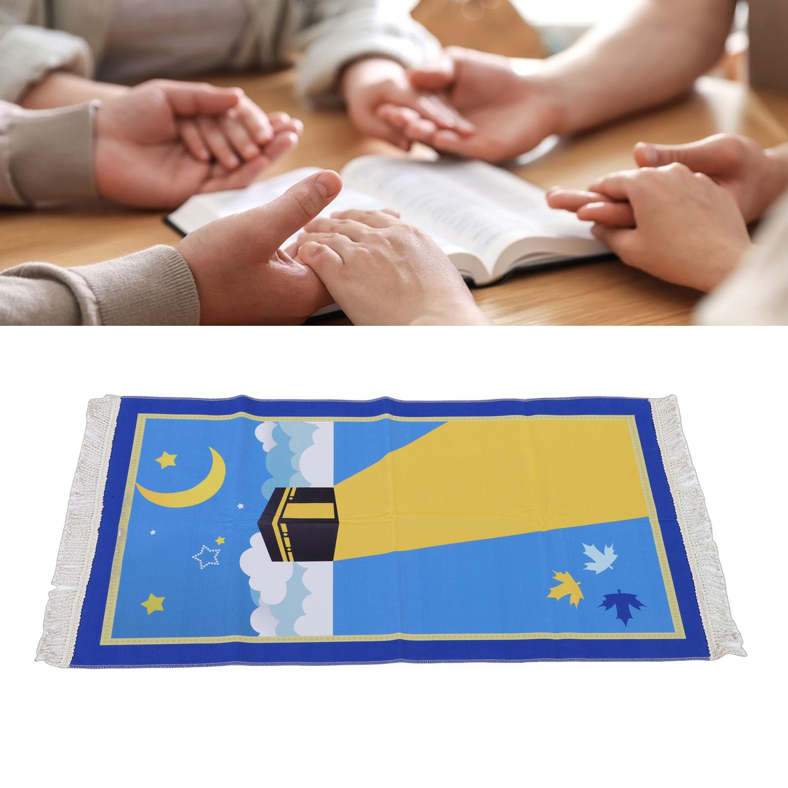 Tapis de prière pour enfants en coton épais antidérapant de qualité supérieure