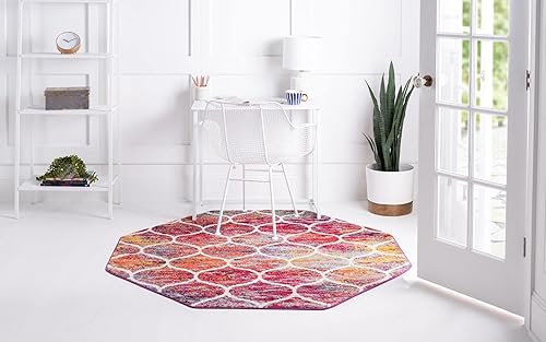 Miniatura 138 de Rugs.com Lattice Frieze Collection Alfombra – 4 x 6 pies, alfombra mediana negra perfecta para salas de estar, comedores grandes, planos abiertos