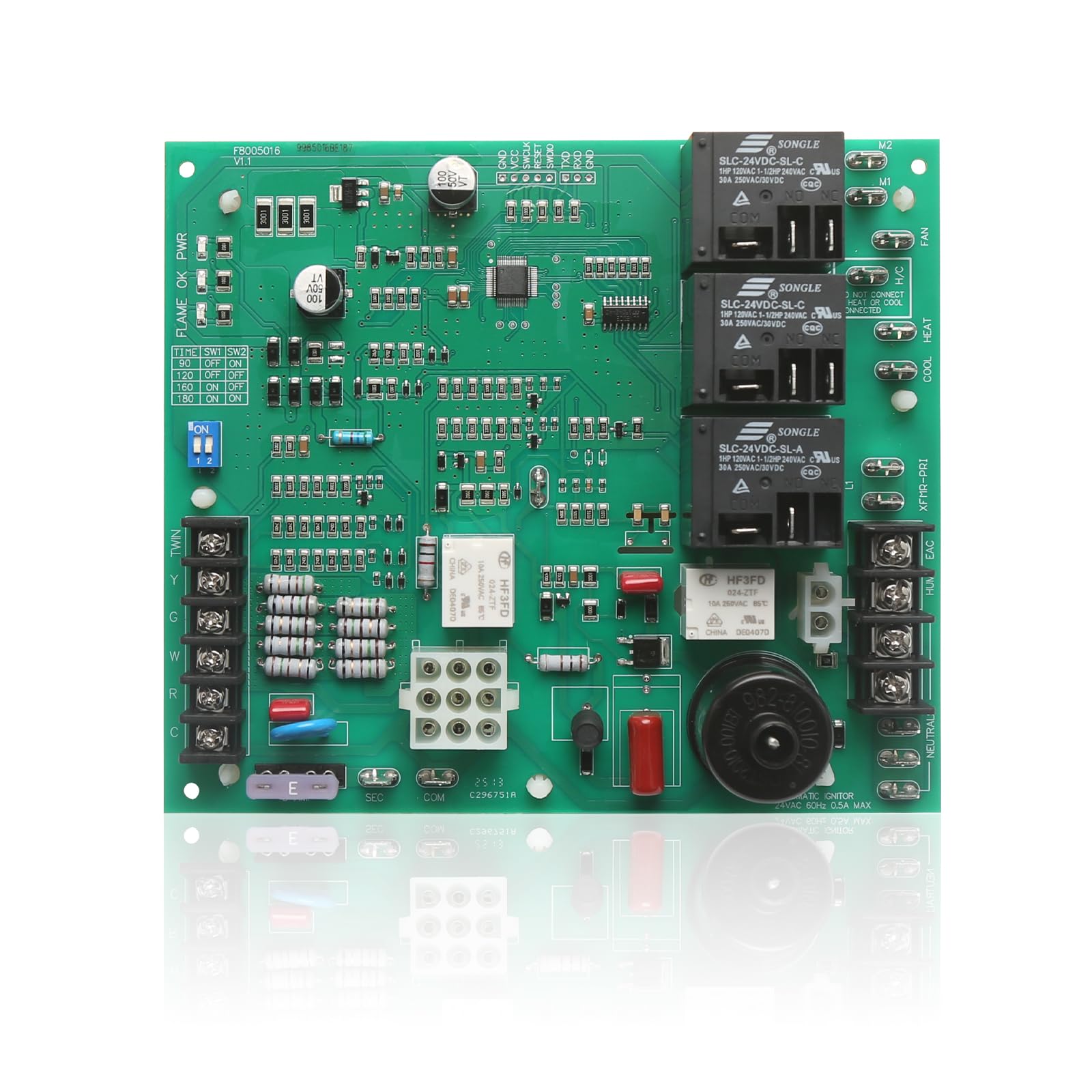 Photo 1 of 1028-928 Upgraded 62-24140-04 Spark Ignition Control Circuit Board Compatible with Rheem/Protech Furnace 62-24140-02 62-24140-01 ICM292 24V 115V Ignition Control