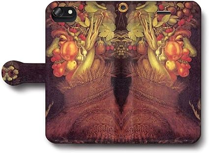 Amazon Iphone7 Iphone8 ジュゼッペ アルチンボルド 夏 スマホケース 手帳型 全機種対応 ケース 人気 絵画 レトロ 個性的 Android Aquosr3 携帯カバー Pixel5 ケース ケース カバー 通販