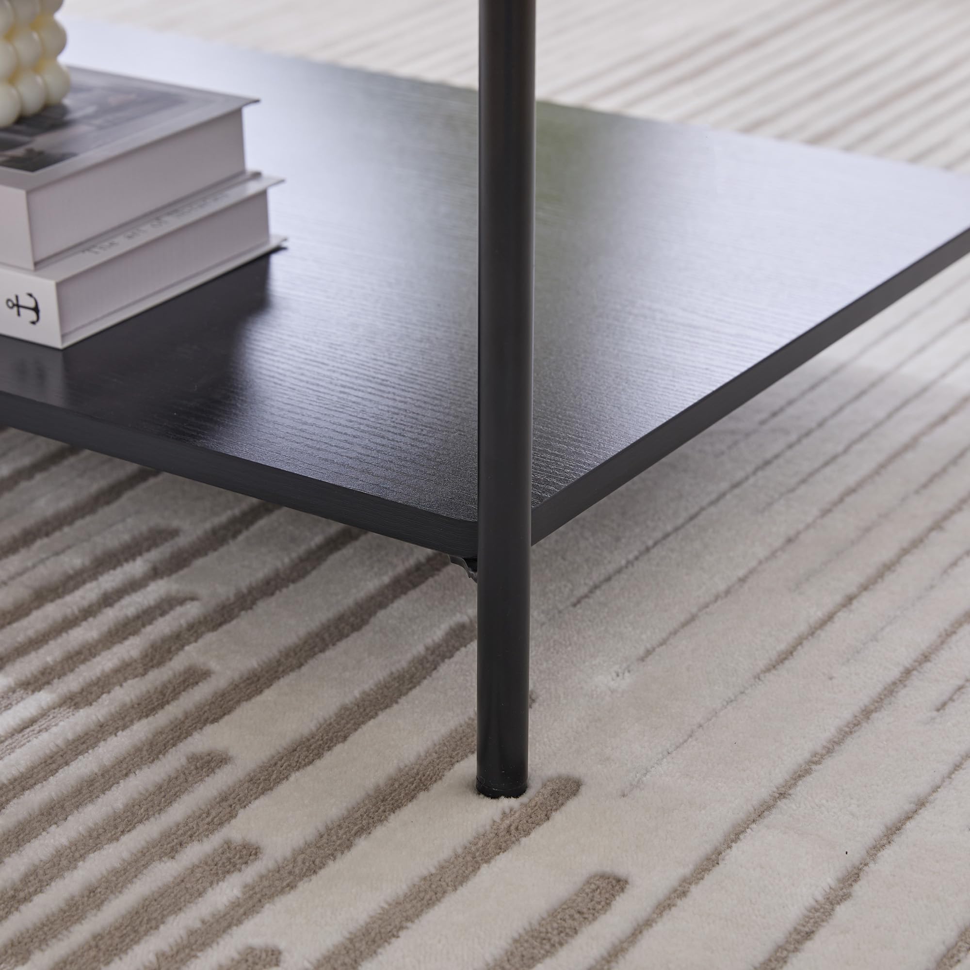 Amazon.com: 30.7-Inch Wide Upholstered Ottoman Coffee Table Foot