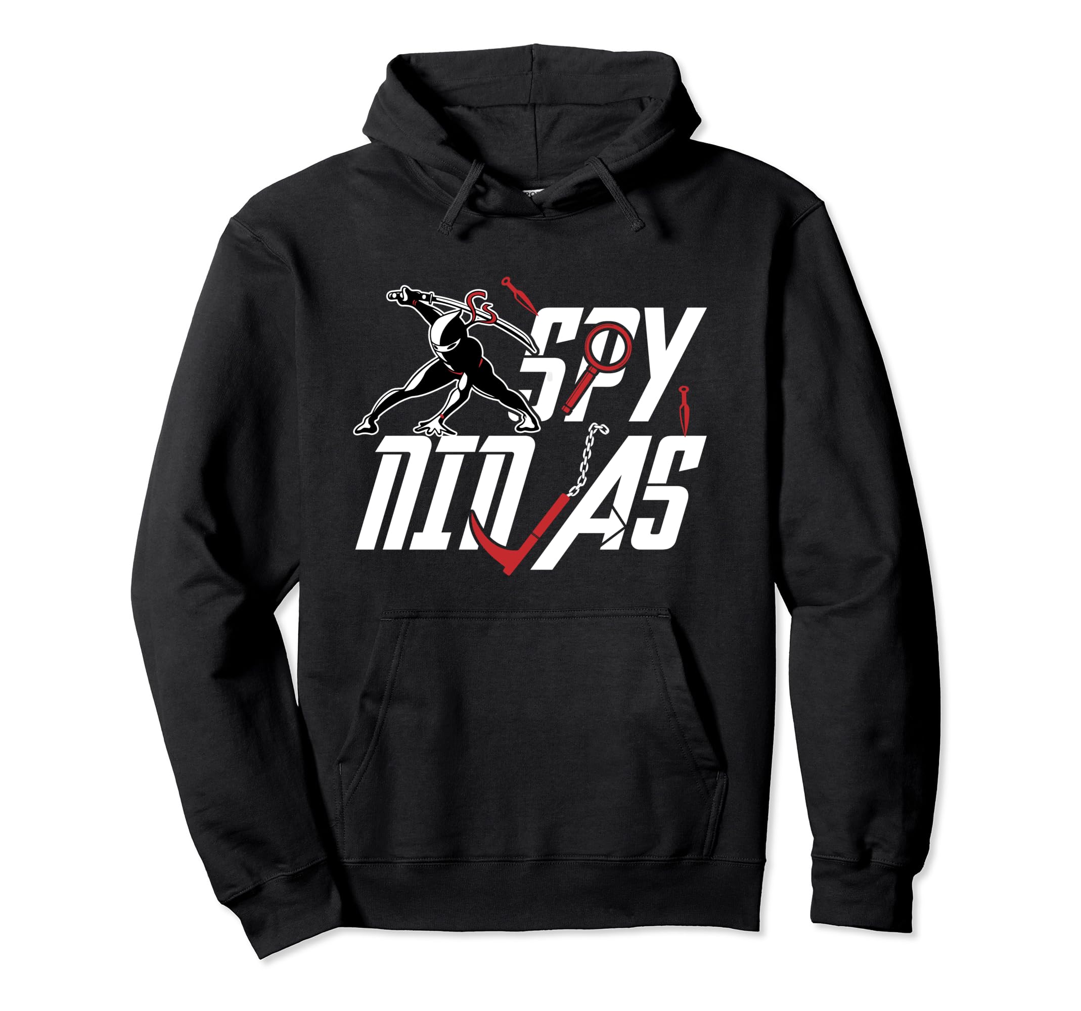Spy Gaming Ninja's Funny Gamer Gaming Fan Pullover Hoodie