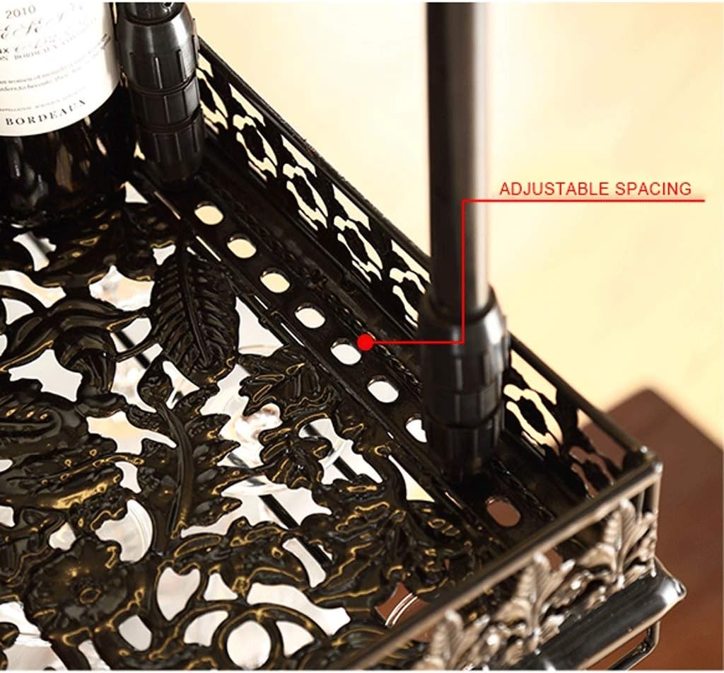 Bottle Rack Wine Rack Hanging Bar Counter Goblet Bar Rack Upside Down Wine Glass Rack Wine Rack Ornaments (A 80 * 35cm)