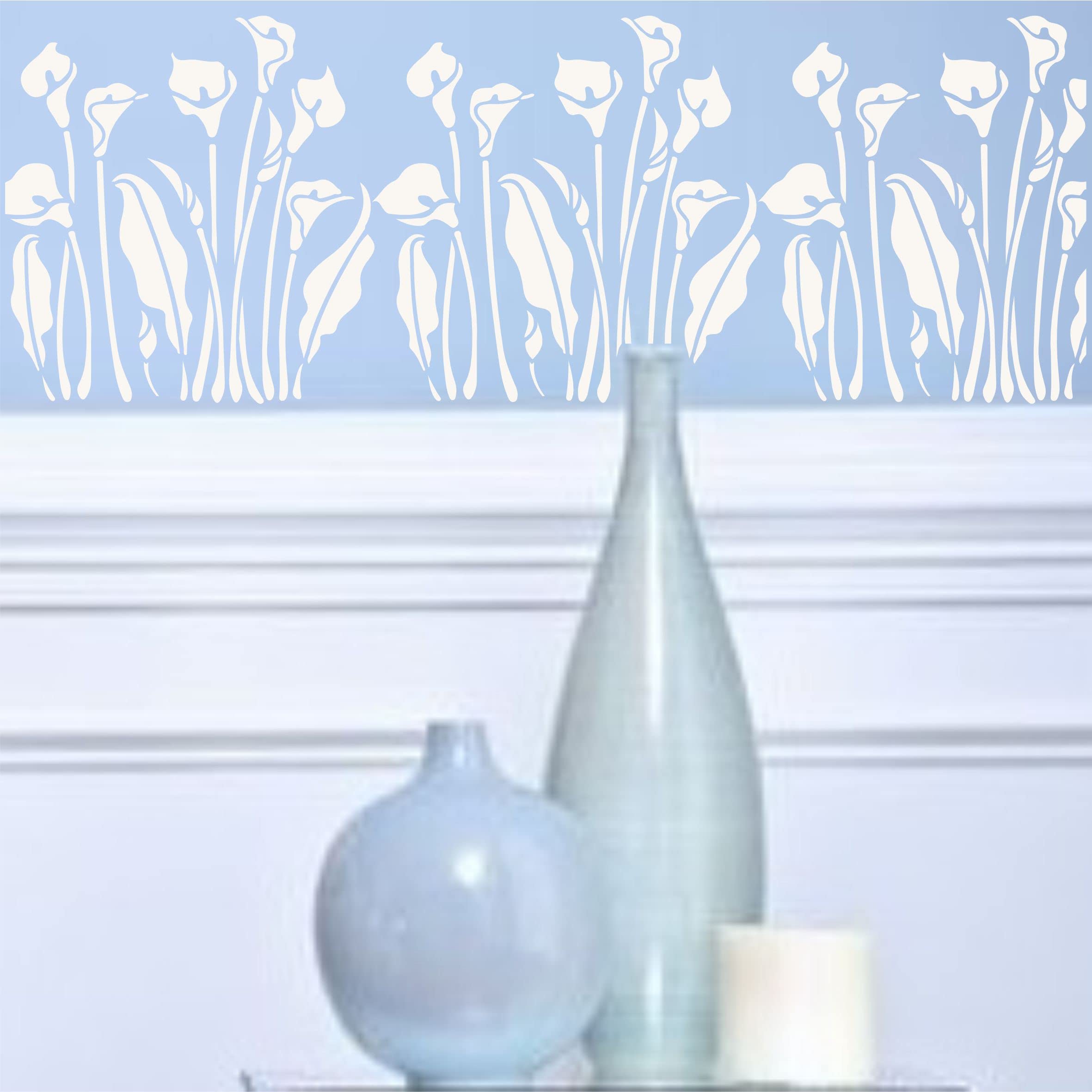 Pochoir Lys De Pâques, 20,32 X 25,40 Cm (M) – Pochoirs Fleurs Vivaces