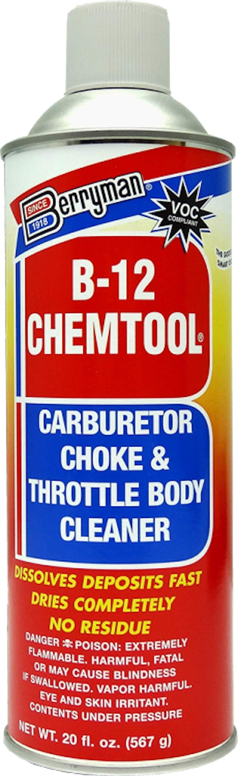 Berryman B12 Chemtool Carburetor, Choke & Throttle Body