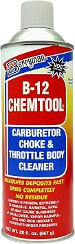 Berryman B-12 Carburetor, Choke and Throttle Body Cleaner 20 oz Pack of 1