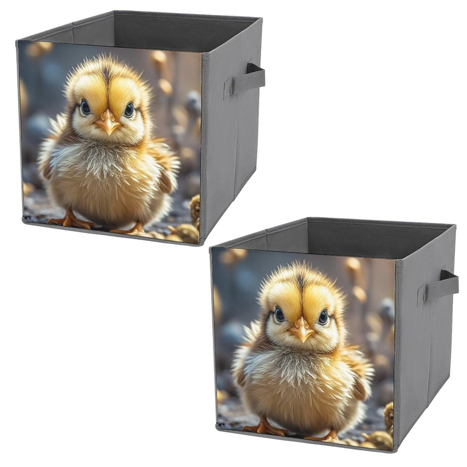 Panier de rangement poule pliable pour organiser le salon et la chambre