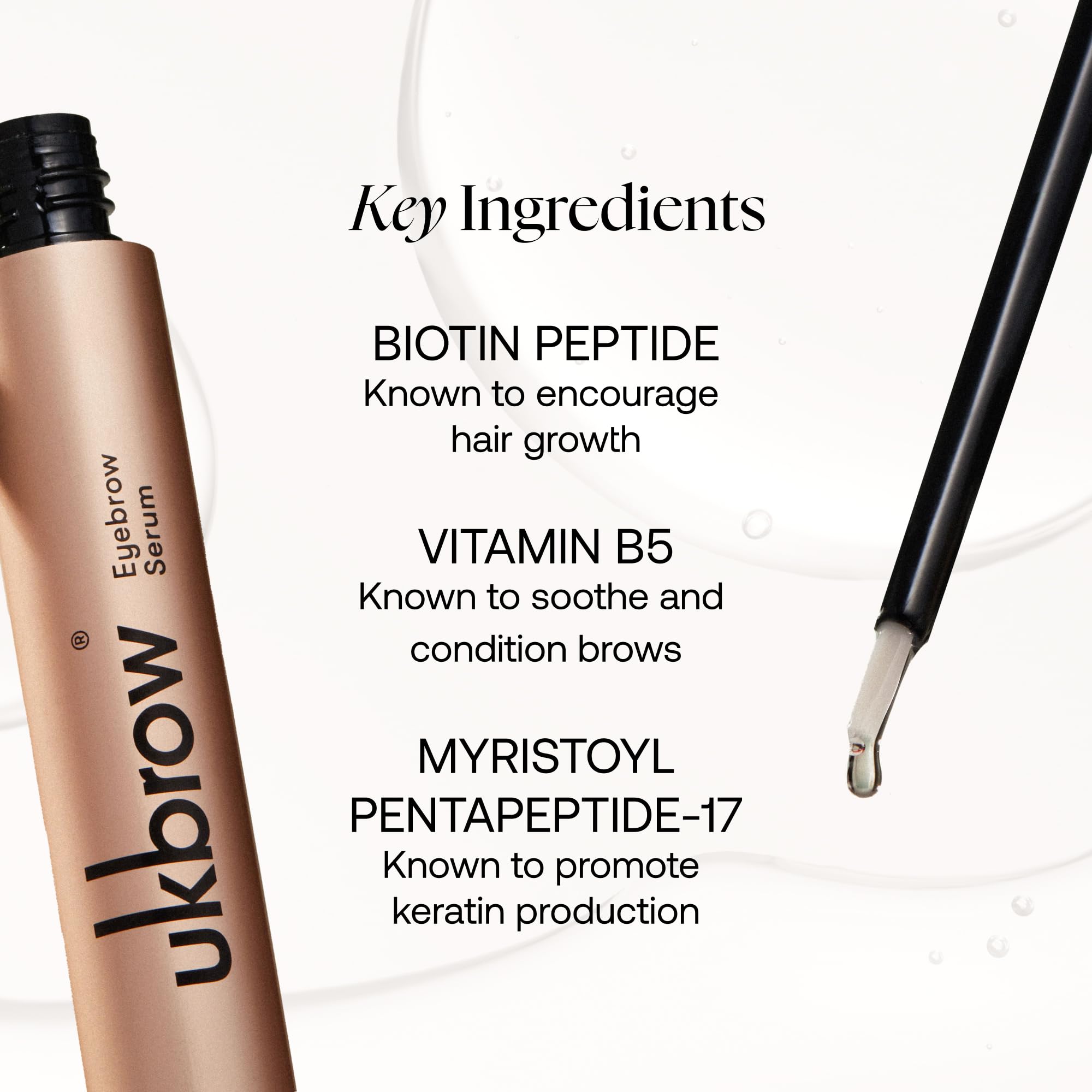Ukbrow Serum wzmacniające wzrost brwi, 3 ml