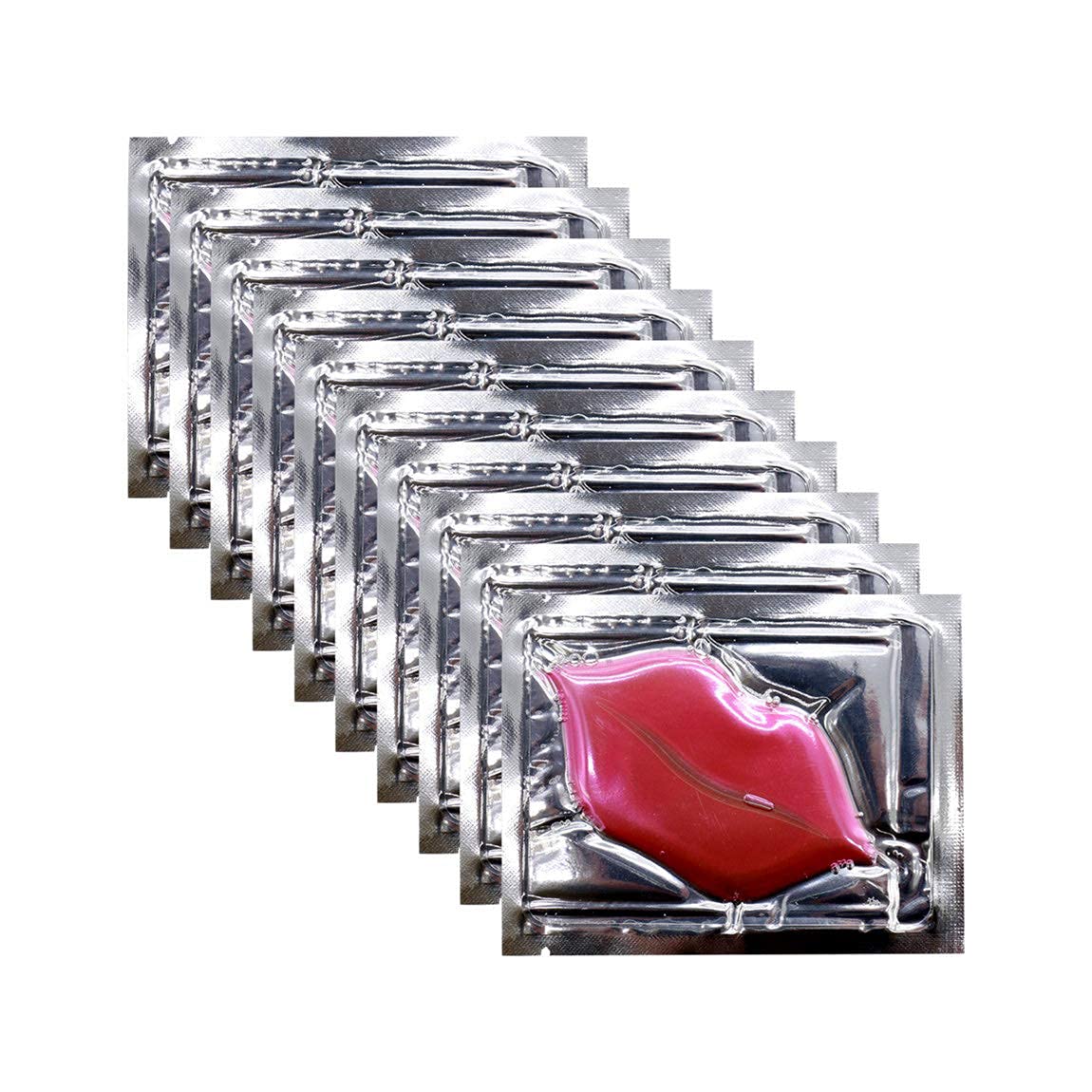 Jakuva 30 Pieces Pink Collagen Crystal Lip Masks,Gel Lip Pads Great for Moisturizing,Nourishing & Firms Lips & Anti-Aging,Beautiful Lip Patches Plumping Your Lip,Pink : Beauty & Personal Care