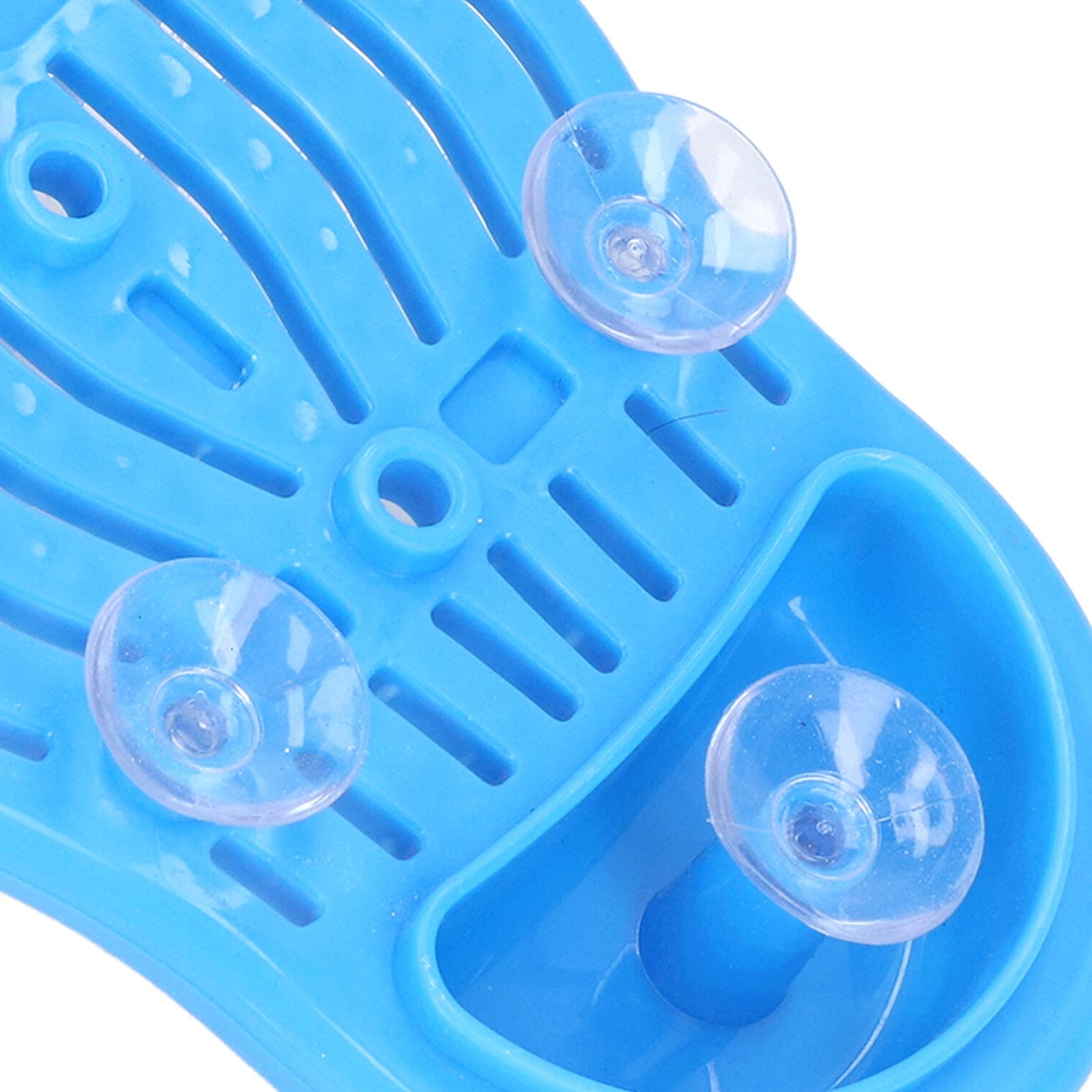 Bagno Foot Cleaner, Spazzola Lavapiedi a Doccia Piede, Strumento Detergente per Piedi con Ventose Antiscivolo Spazzola per Lavapiedi Pantofola per Massaggio SPA per Pulizia Esfoliante dei Piedi