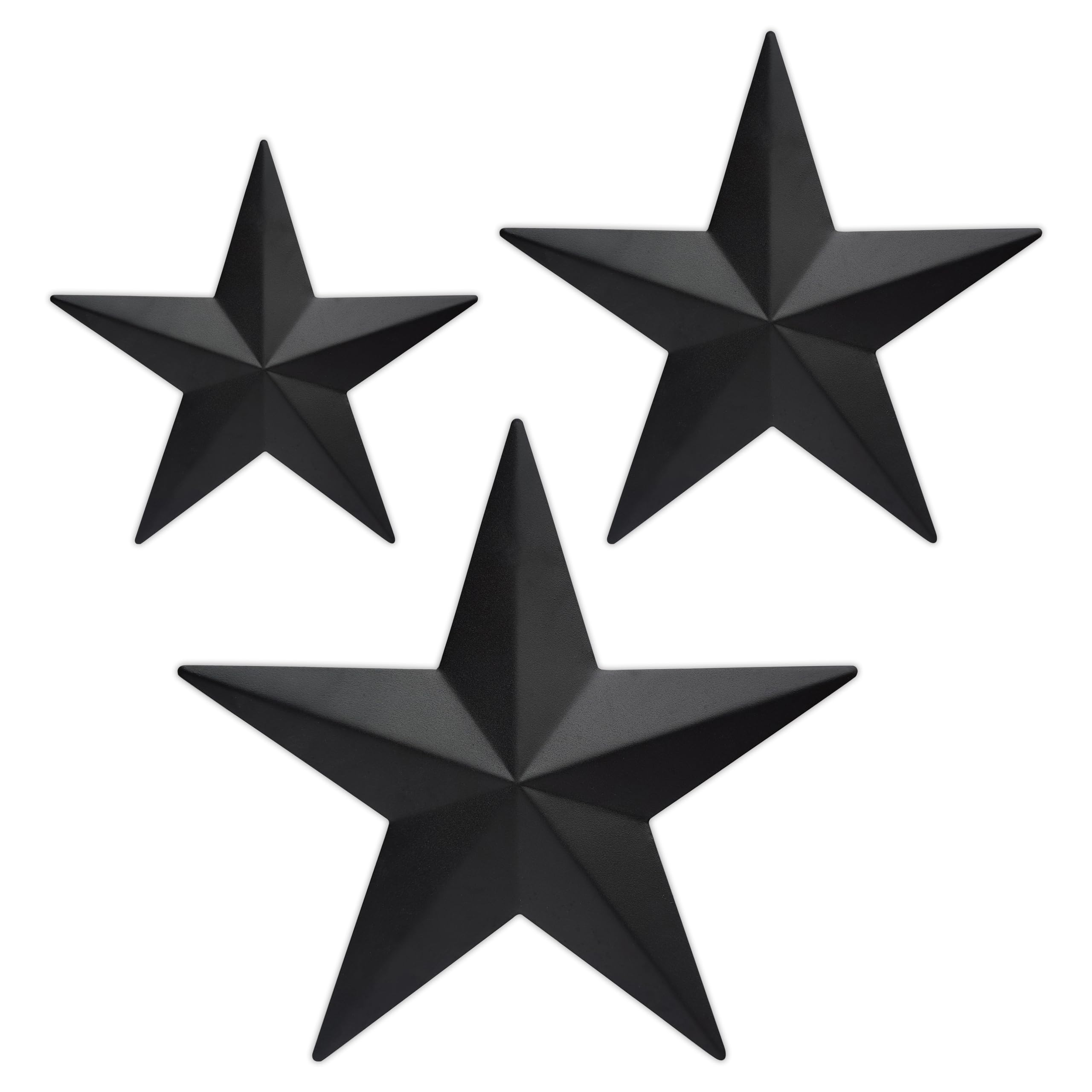 COOZZYHUOR - Decoración De Pared Con Estrella De Metal De Granero De 6