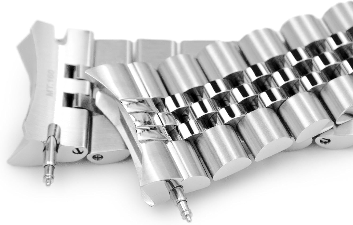 MiLTAT 22mm Super-JUB Watch Band compatible with Seiko 5 Sports SRPD51 SRPD55 SBSA003, R-SEL