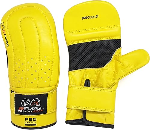 Miniatura 7 de RIVAL Guantes de boxeo RB5, sensación de perforación, entrenamiento de resistencia cero para activar músculos de contracción rápida