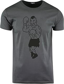 Mens Iron Mike Punch T Shirt Boxing Ts Gamer Tee