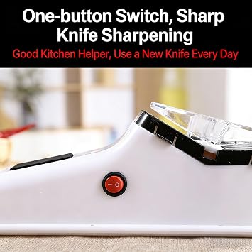 Automatic Sharpener USB Electric Double Sided Scissors Sharpening Machine with Replacement Grinding Polishing Tool Automatic Sharpening Machine
