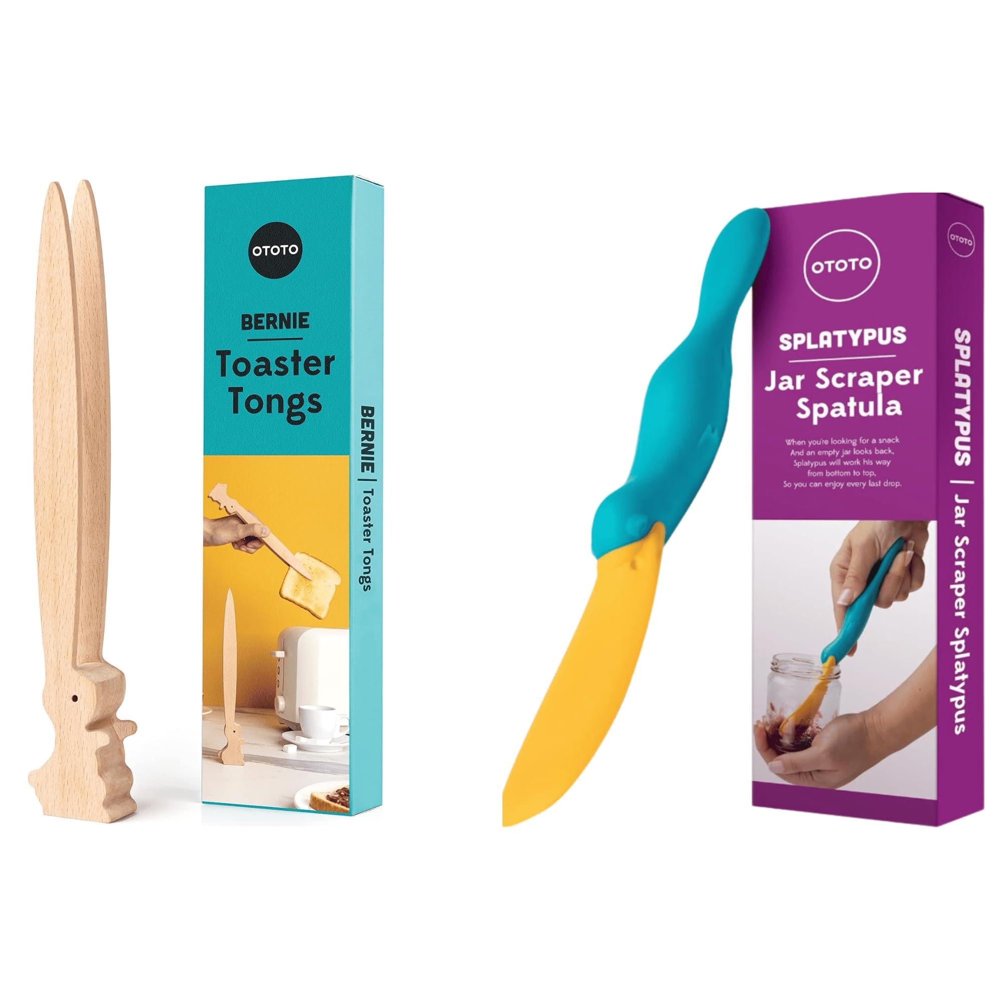 Amazon.com: OTOTO Splatypus Jar Spatula for Scooping and Scraping