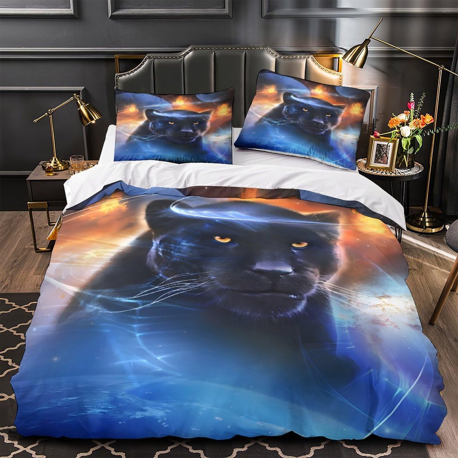 Parure de lit ours imprimé 3D super douce et respirante de qualité supérieure
