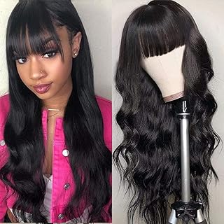 wigs with bangs cheap