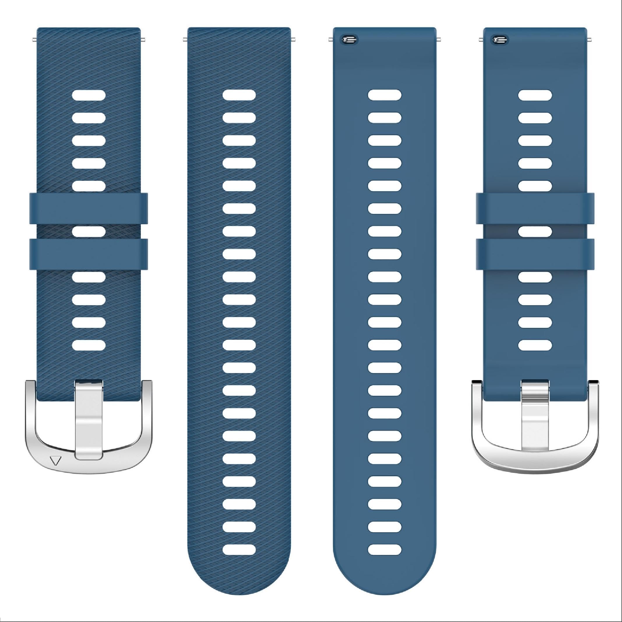 GIOPUEY Silikon Armband Für Garmin Forerunner 165 – Weich, Atmungsaktiv, In Midnight Blue, Einfach Zu Wechseln
