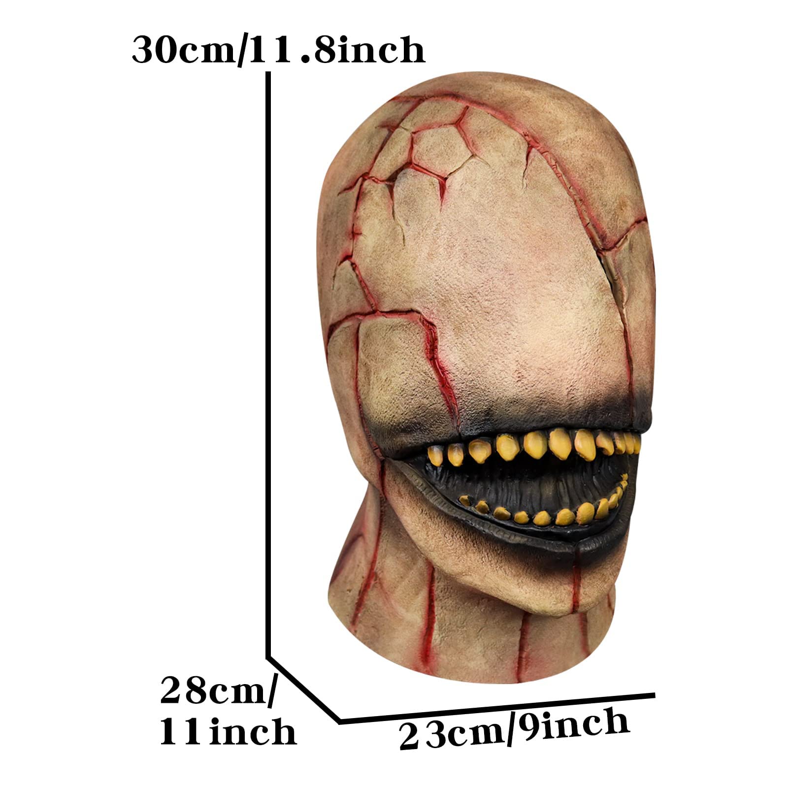 Amazon.co.jp: ハロウィーンの顔のないゾンビマスクフェイスレスマスク