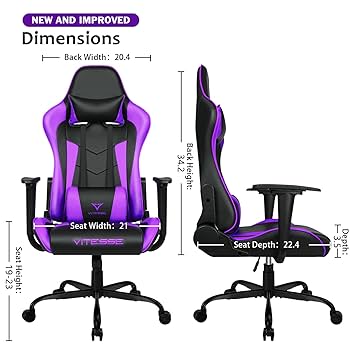 Amazon.com: VIT Ergonomic Gaming Chair for Teens, 330 lbs PC