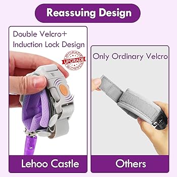 Lehoo Castle Baby Reins, 4 In 1 Toddler Reins For Walking 1-3 Years With Anti Lost Wrist Link, Reins For Toddlers Boys Girls With Safety Harness - Dinosaur Blue