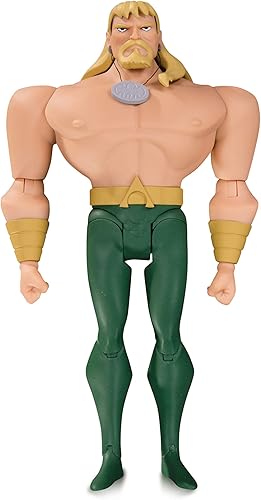 DC Collectibles Justice League Animated: Figura de acción de Aquaman, multicolor