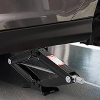 Vista 31 de M-AUTO 2.5 Ton Scissor Jacks Set of 4 for Travel Trailer, 23.5 Inches Maximum Extension Travel Trailer Stabilizer Jacks with Handle, Heavy-Duty Red