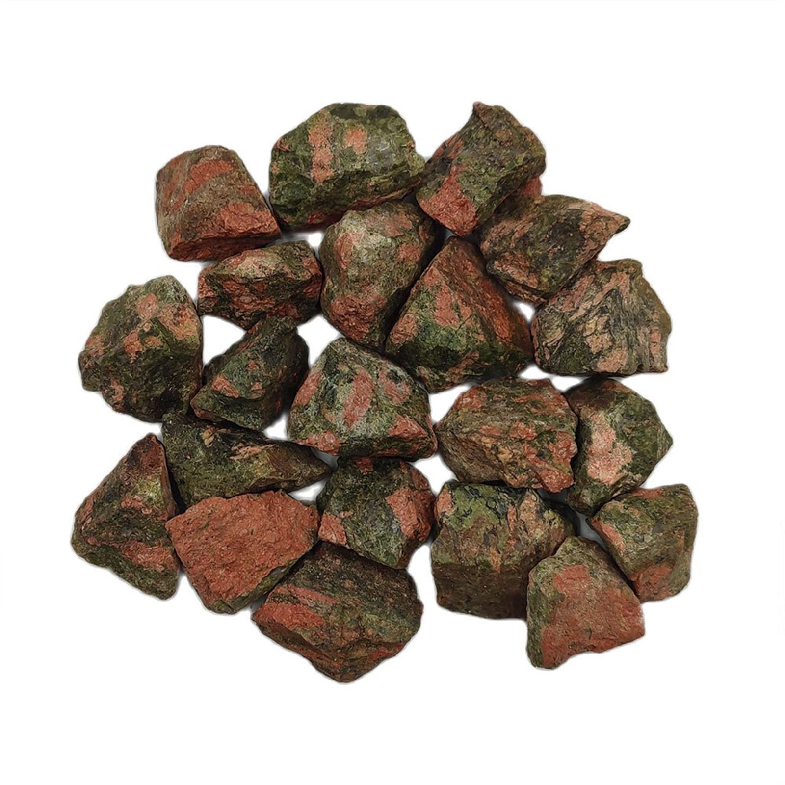 Pierre de phénix brute unakite naturelle pour minéraux de décoration de maison