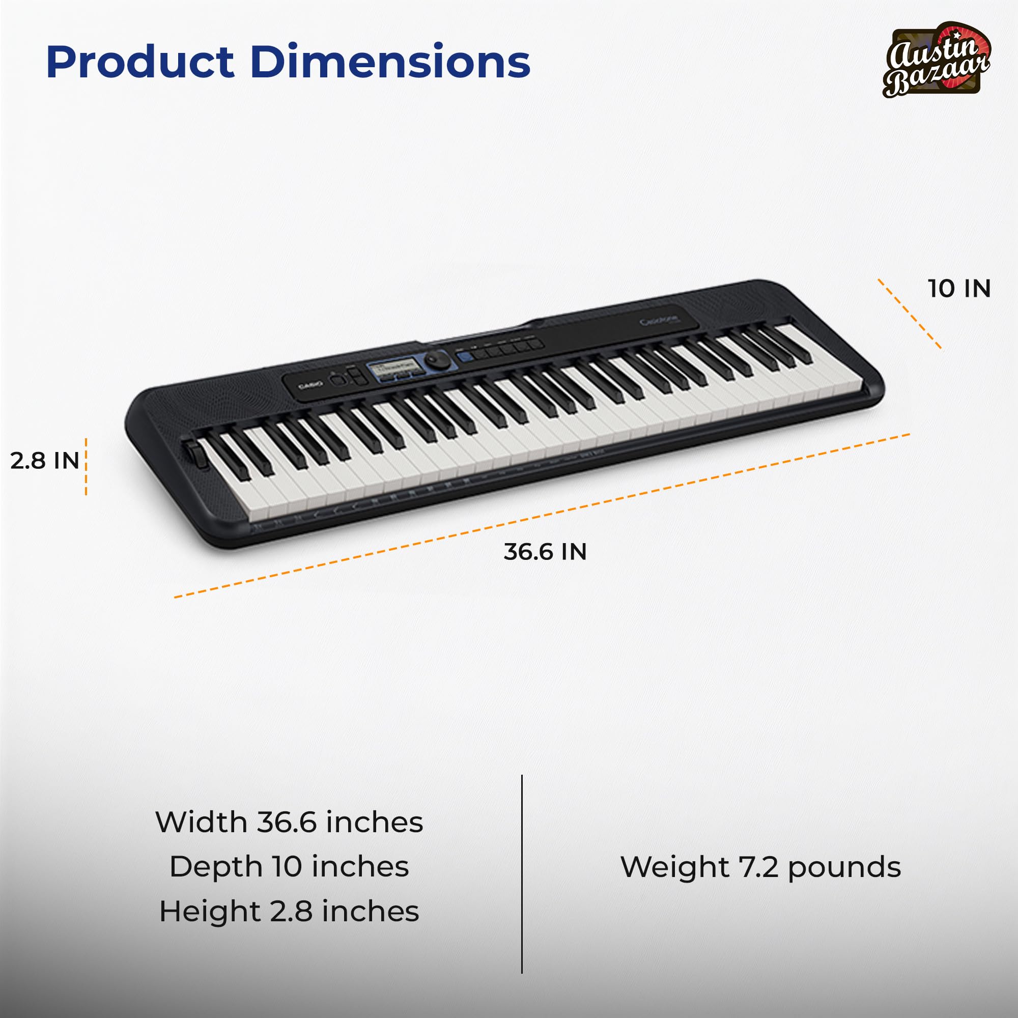 CASIO CT-S300 61鍵 キーボード MIDI入力可 Amazon | CASIO CT-S300 ブラック 61鍵盤 Casiotone キーボード