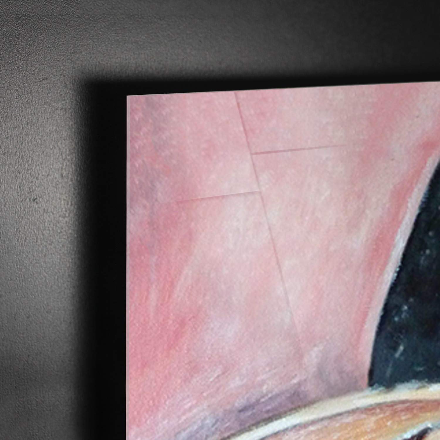 Giallobus - Quadro - Amedeo Modigliani - Jeanne Hebuterne con Copricapo Largo - Vetro Acrilico - 50x70 - Pronto da Appendere - Quadri Moderni per la casa