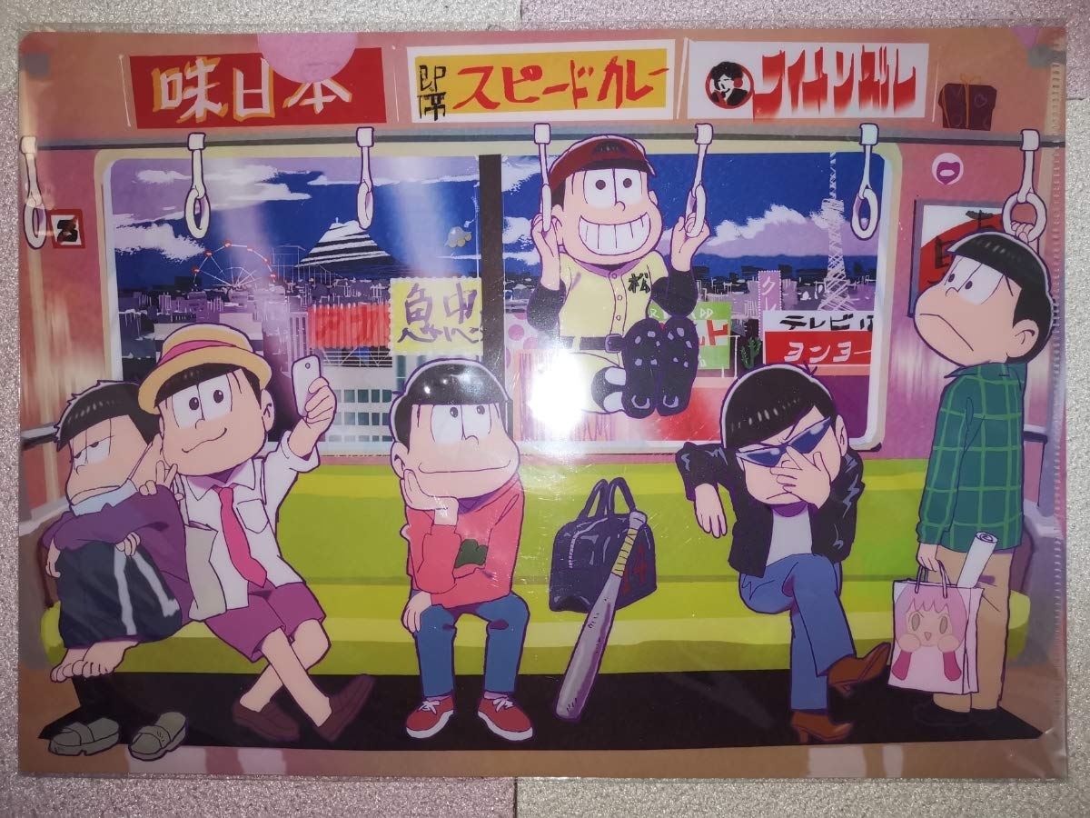おそ松さんクリアファイル① おそ松さん クリアファイル① おそ松 カラ松 チョロ松 一松 十四松