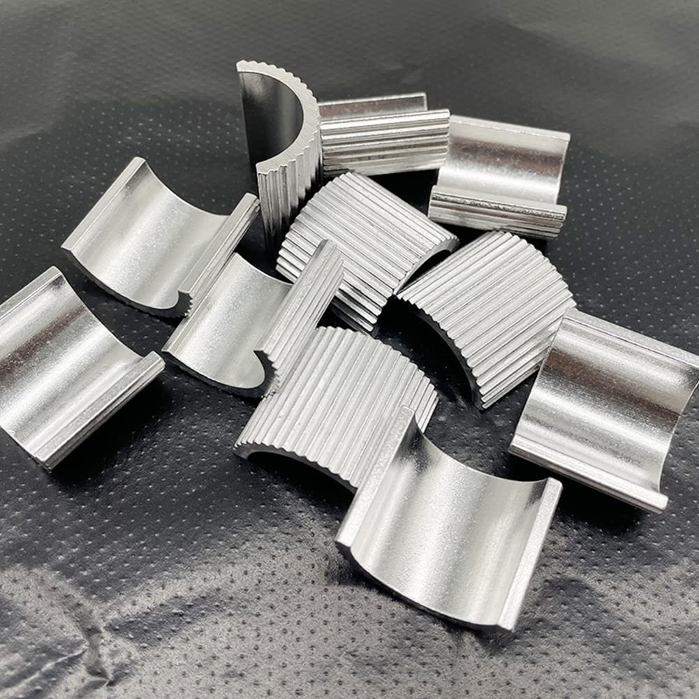 iSpchen 4 Stks Stuur Spacers Klem, 1.1/28mm Tot 7/8/22mm Motorfiets Stuur Conversie Shims Adapter Fiets Handvat Bar Klem Shims Voor Motorfiets Elektrische Motorfiets Fiets