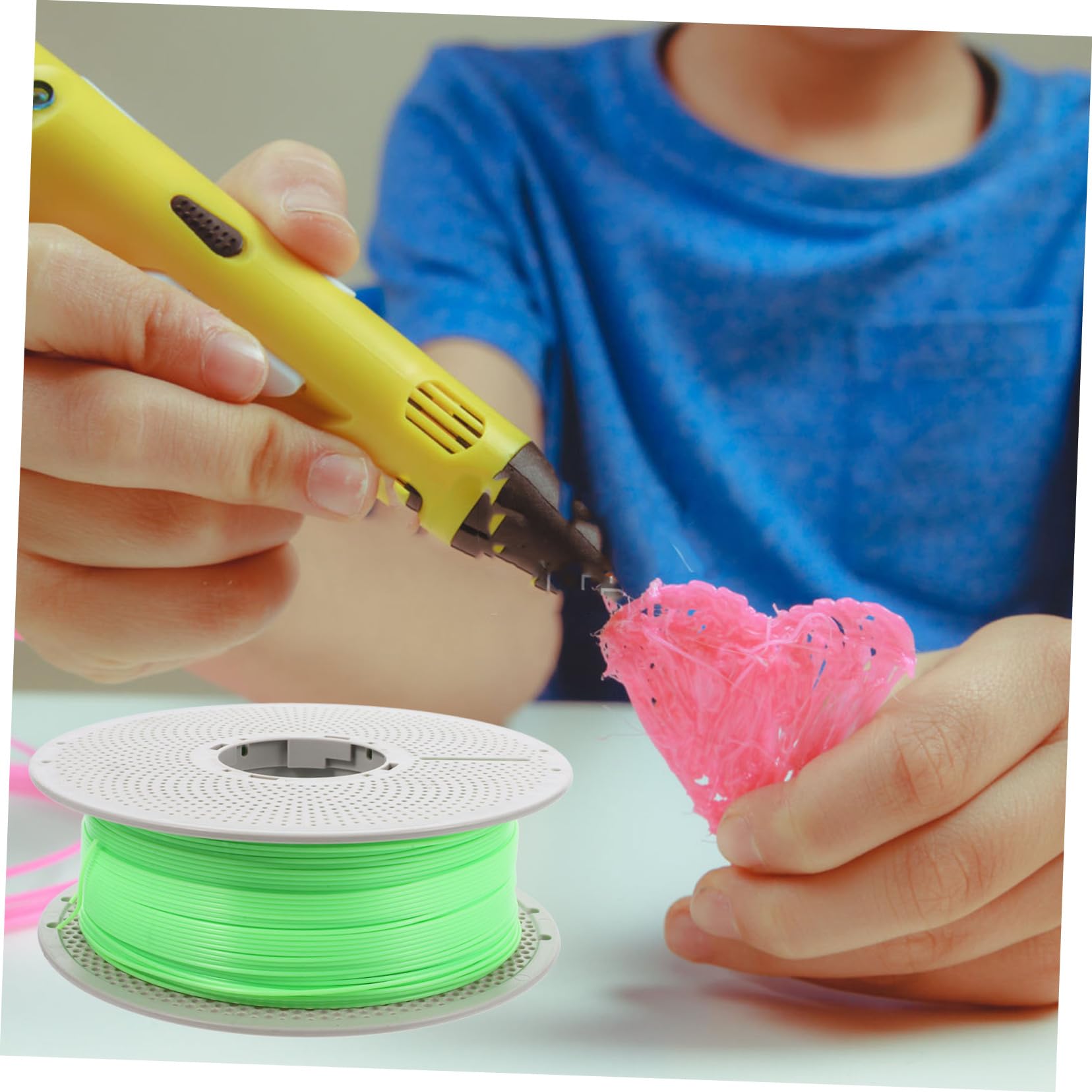 Filamento Luminoso Verde para Impresión 3d Pla-f3d | Abs Petg, Proyectos Creativos de Impresión, Precisión Fiable, Uso Versátil, Accesorio para Equipos 3d