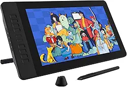 Gaomon Mesa Digitalizadora PD1561 15.6 polegadas ips hd desenho tablet gráfico monitor para pintura e escrita com 8192 níveis bateria-livre caneta