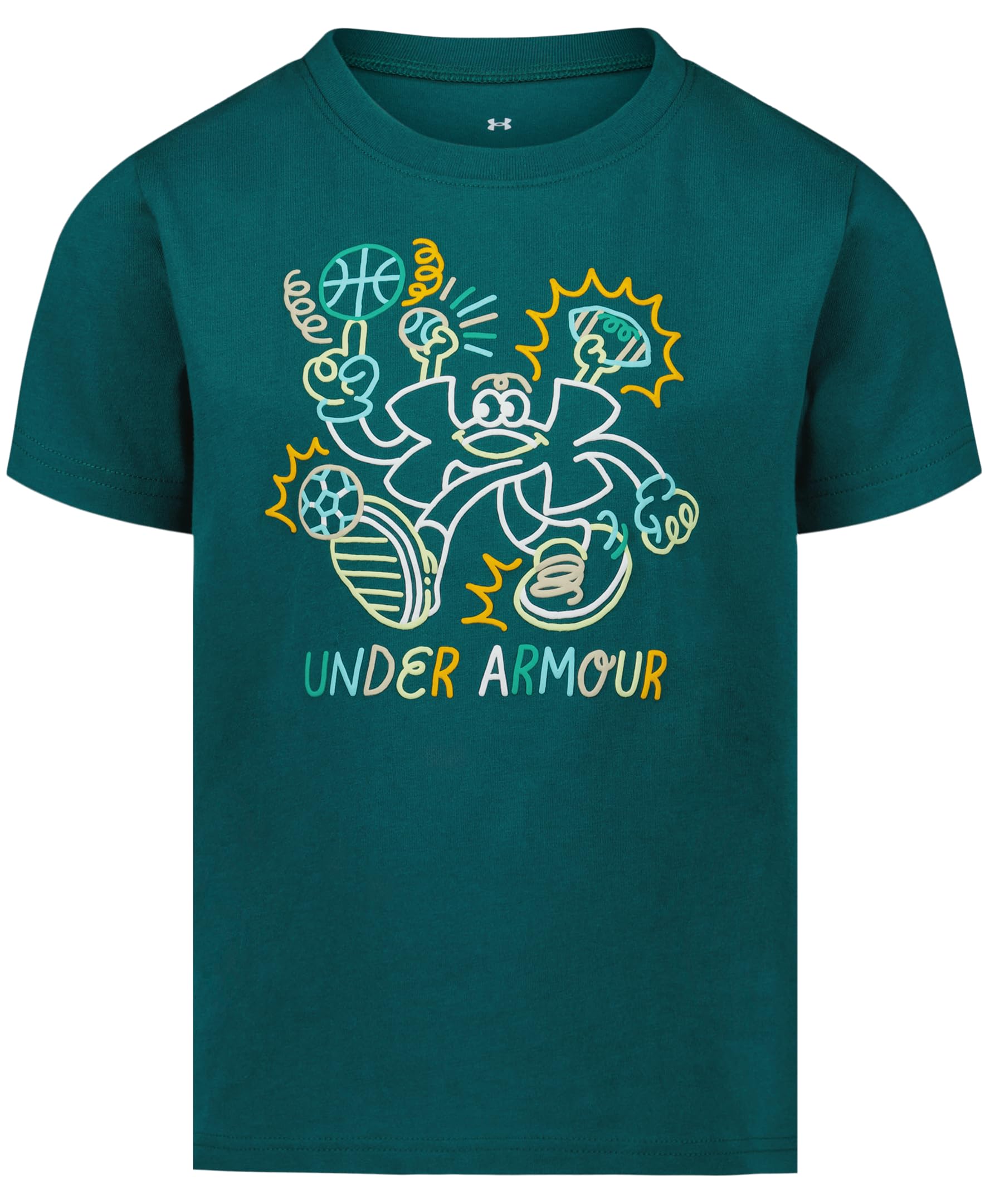 Under Armour Boys' Short Sleeve Core Graphic T-Shirt, Relaxed Fit