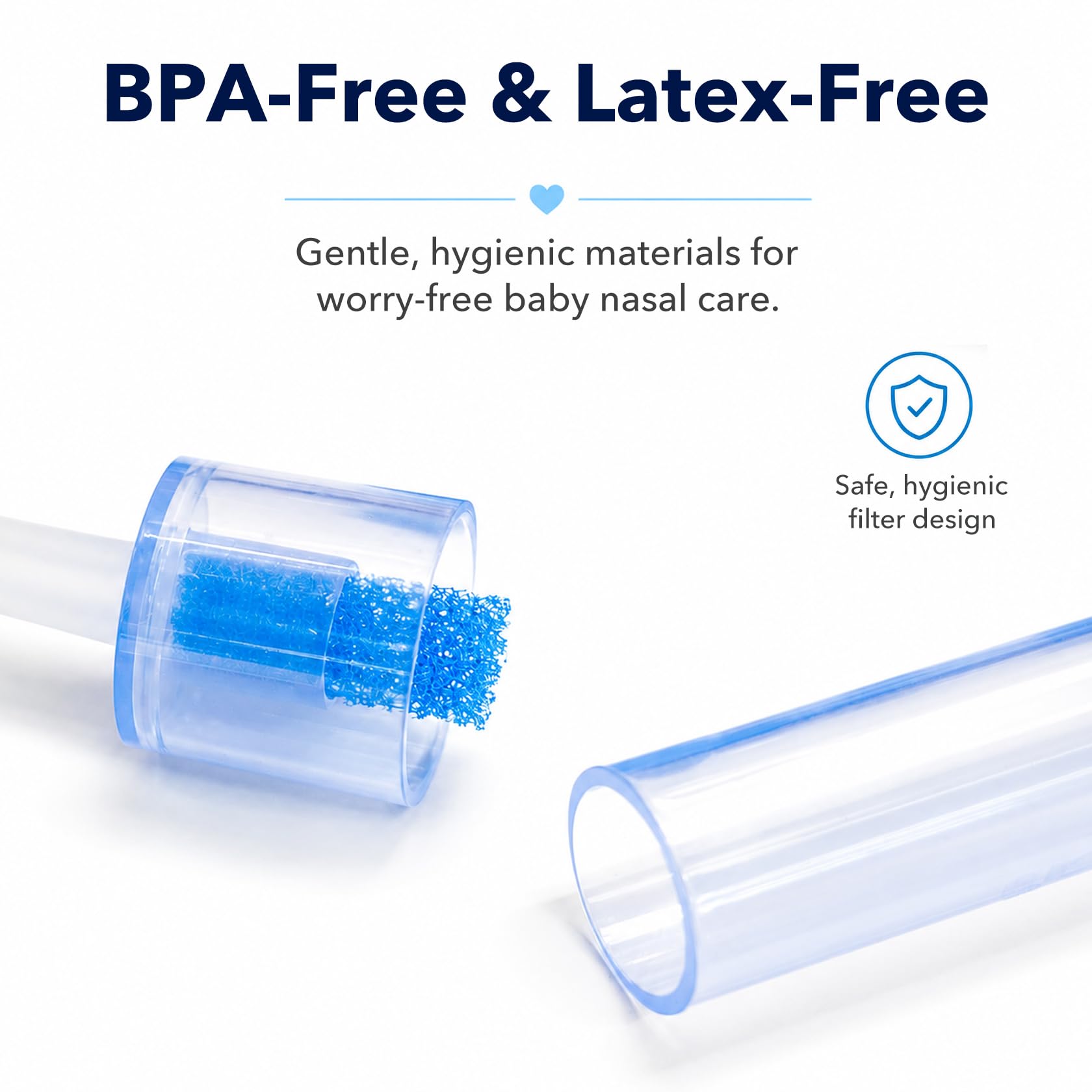 120 Stück Premium Nasensauger Hygienefilter Ersatz für NoseFrida Nasensauger Filter BPA, Phthalate und Latexfrei