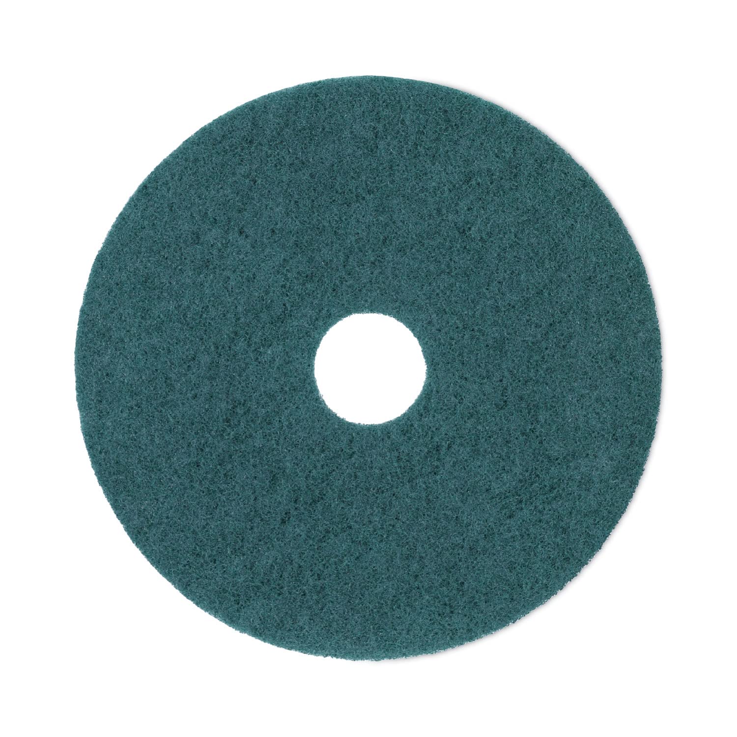Boardwalk Almohadillas de suelo resistentes para fregar, 17 pulgadas de diámetro, verde, 5/caja