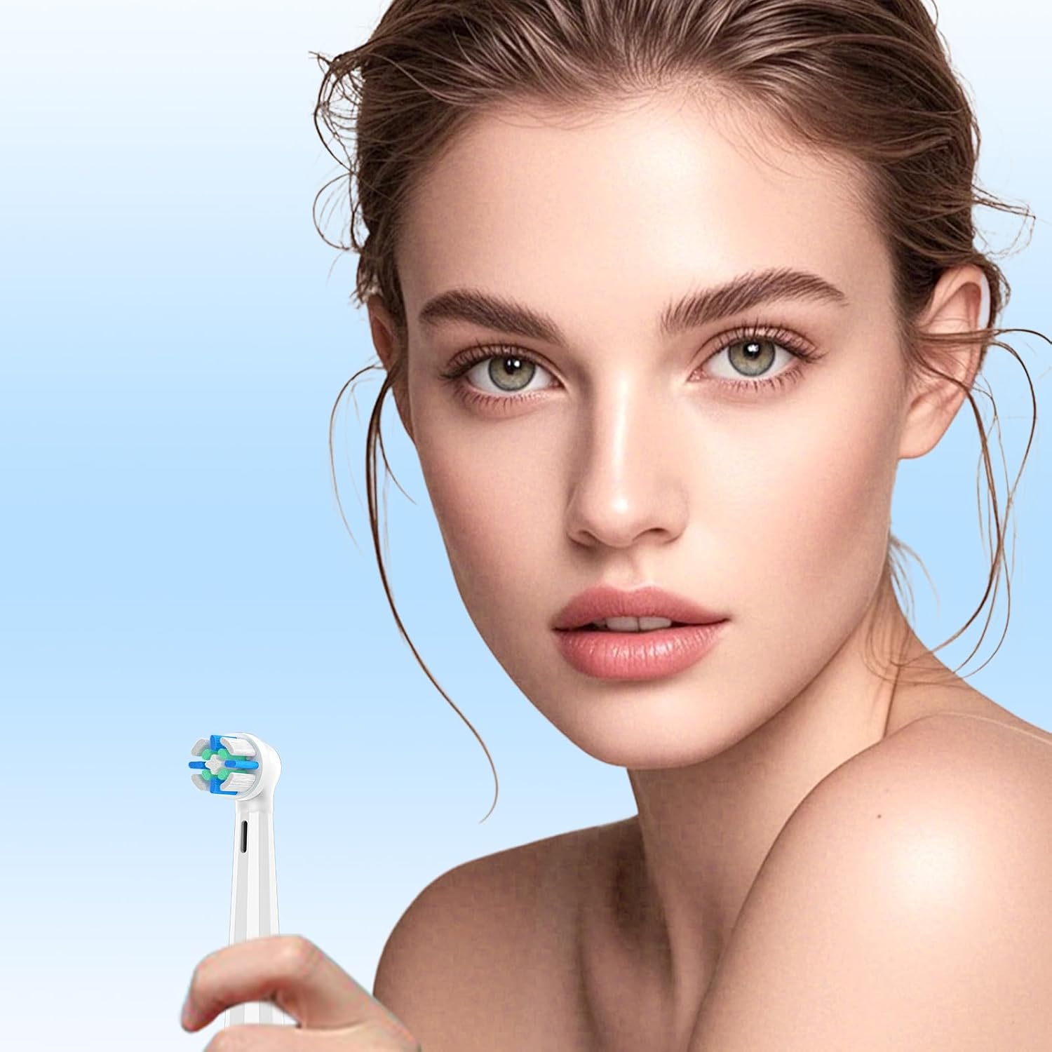 Replacement Head Compatible with Oral B IO 2/3/4/5/6/7/8/9/10 Series Electric Toothbrush, Brush Heads Compatible with Oral B IO for Cleaning Teeth (8 Black/White)