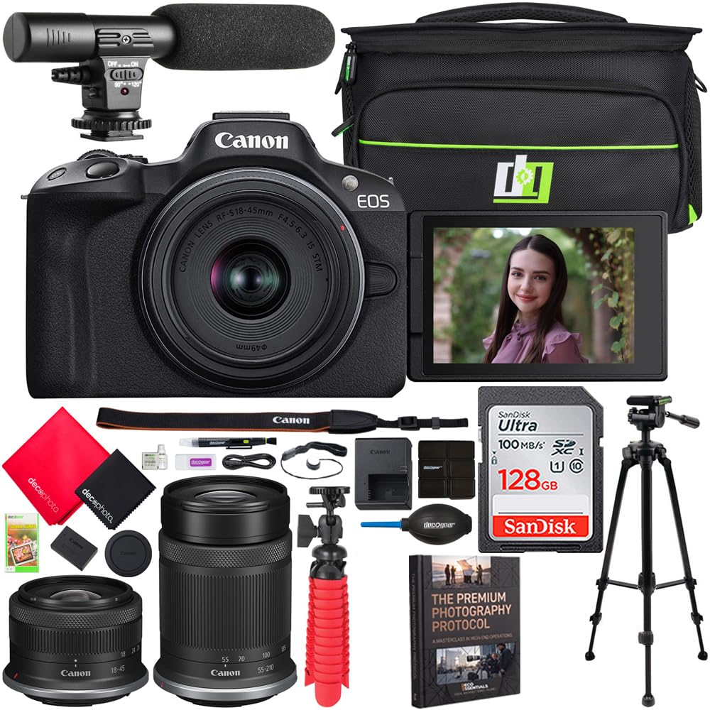 Amazon.com : Canon EOS R50 Mirrorless Camera Body with 2 Lens Kit